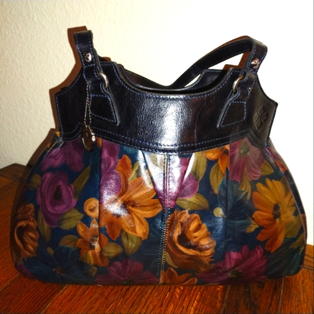 Patricia Nash Peruvian Painting Napoli Tote